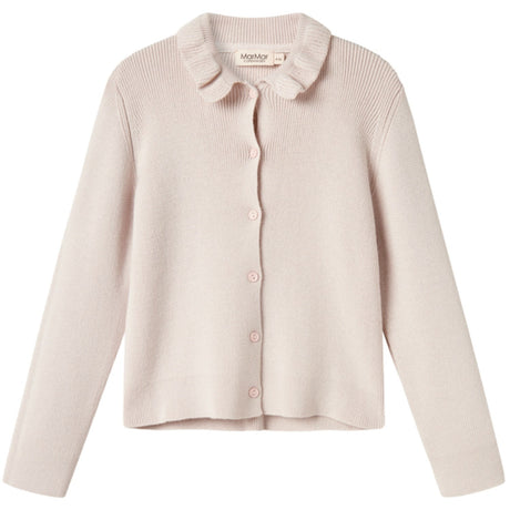 MarMar Light Cotton Wool Rib Vanilla Tilda Strik Cardigan