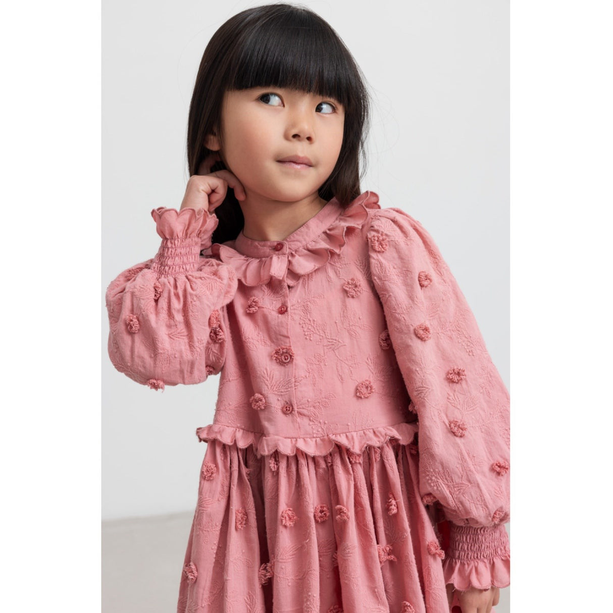 MarMar Embroidery Pink Delight Dipa Kjole