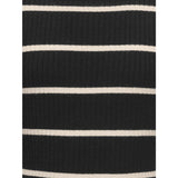 kids ONLY Black Whitecap Gray Kogibi Ls Rib Boatneck Cp Knt