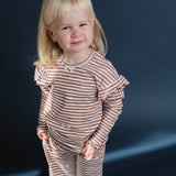 That's Mine Love Berry Stripe Jamilla Bluse