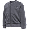 Hummel Dark Grey Melange Mini Uld Zip Jakke Bee