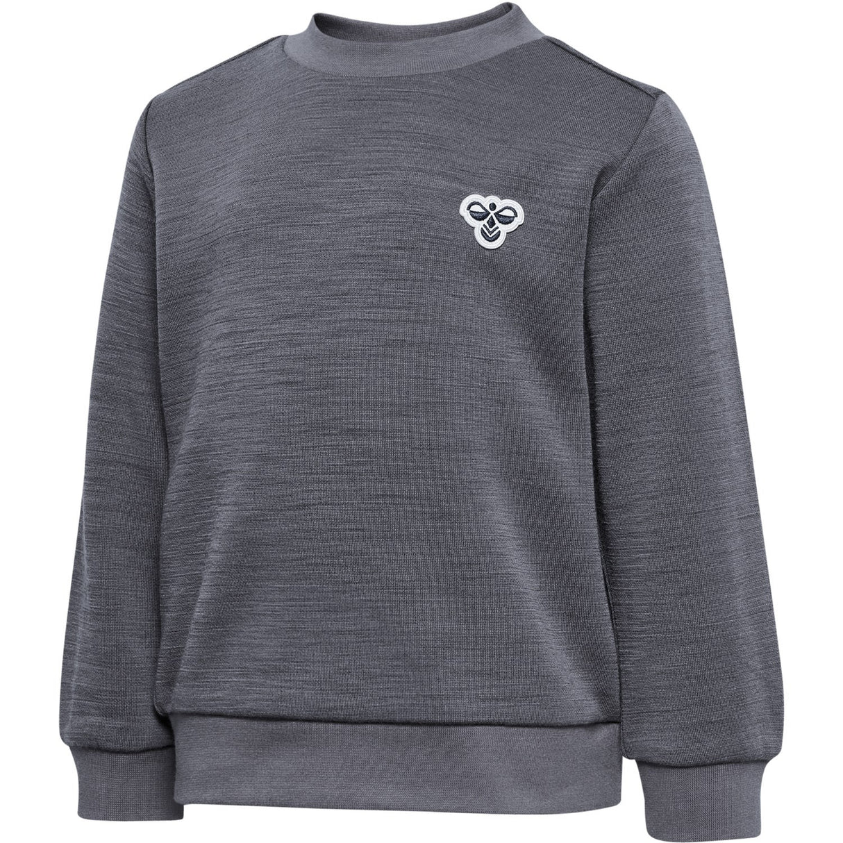 Hummel Dark Grey Melange Mini Uld Sweatshirt Bee