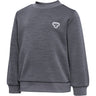 Hummel Dark Grey Melange Mini Uld Sweatshirt Bee