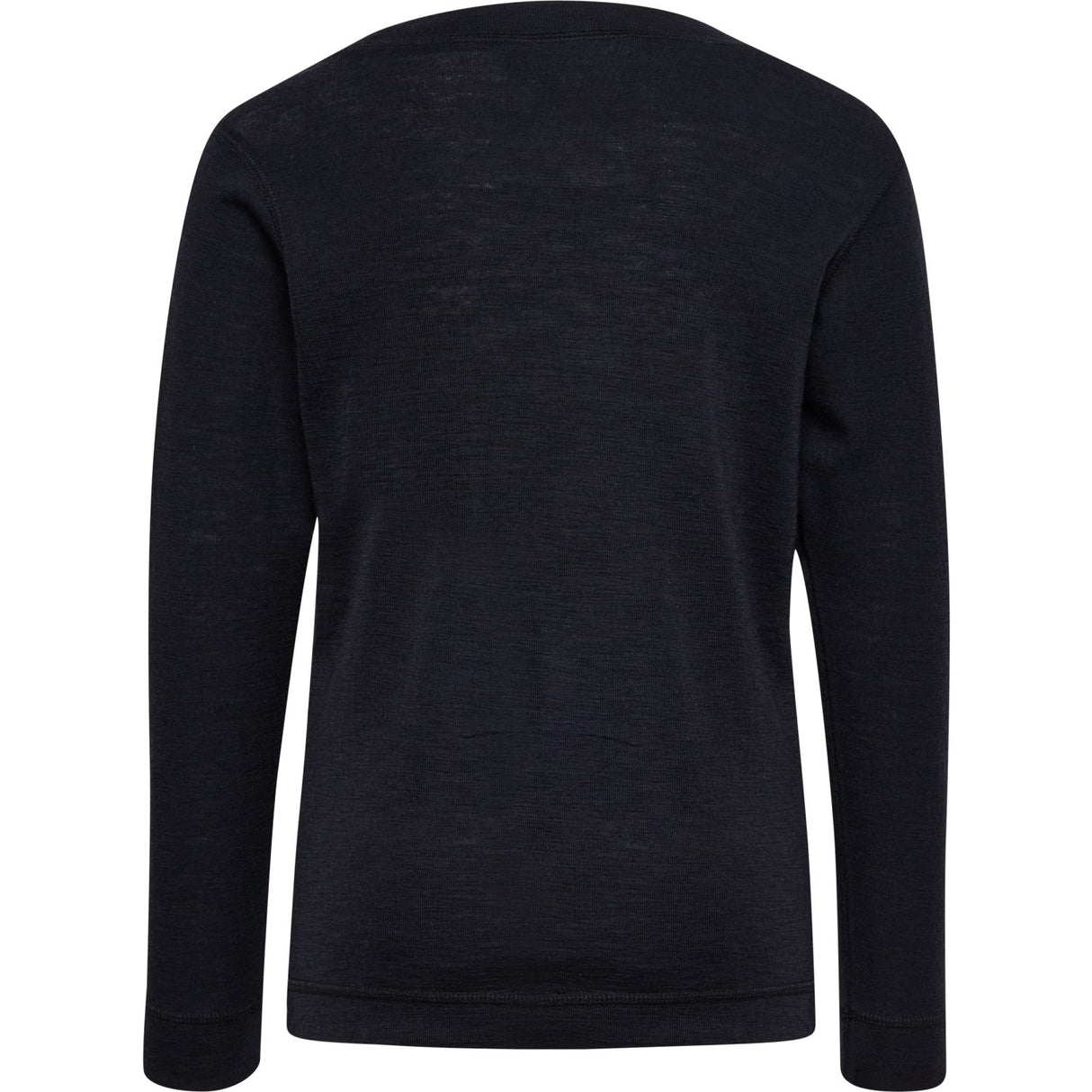 Hummel Black Jr Uld Rib T-Shirt L/S