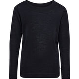 Hummel Black Jr Uld Rib T-Shirt L/S