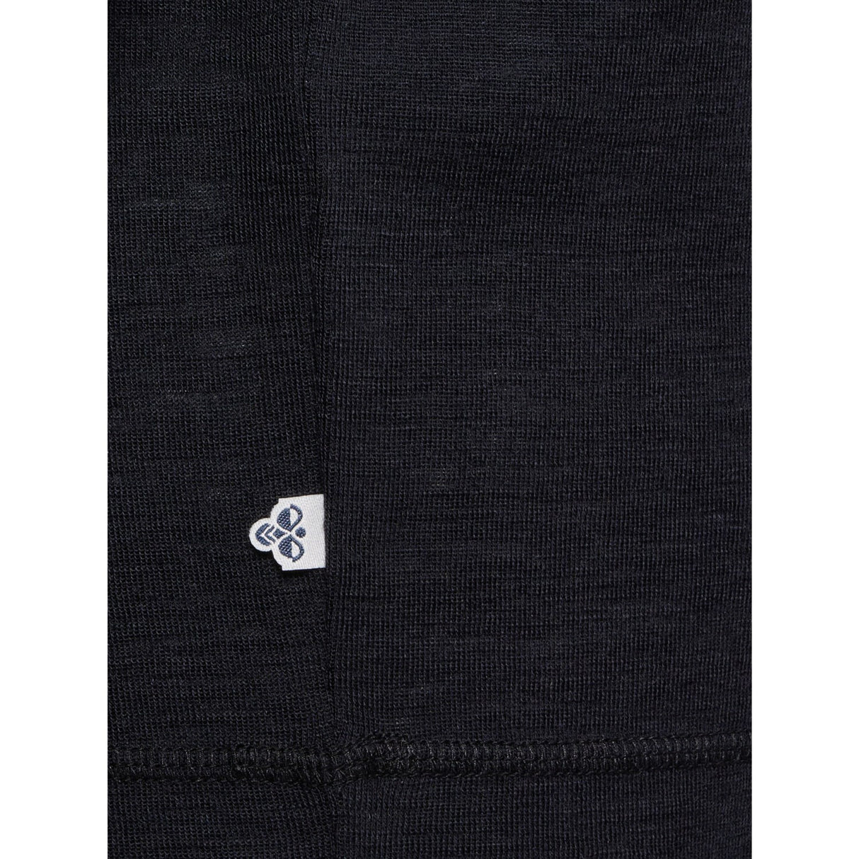 Hummel Black Jr Uld Rib T-Shirt L/S