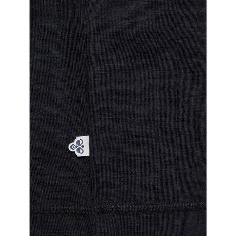 Hummel Black Jr Uld Rib T-Shirt L/S