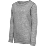 Hummel Grey Melange Jr Uld Rib T-Shirt L/S