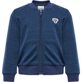 Hummel Dress Blues Mini Uld Zip Jakke Bee