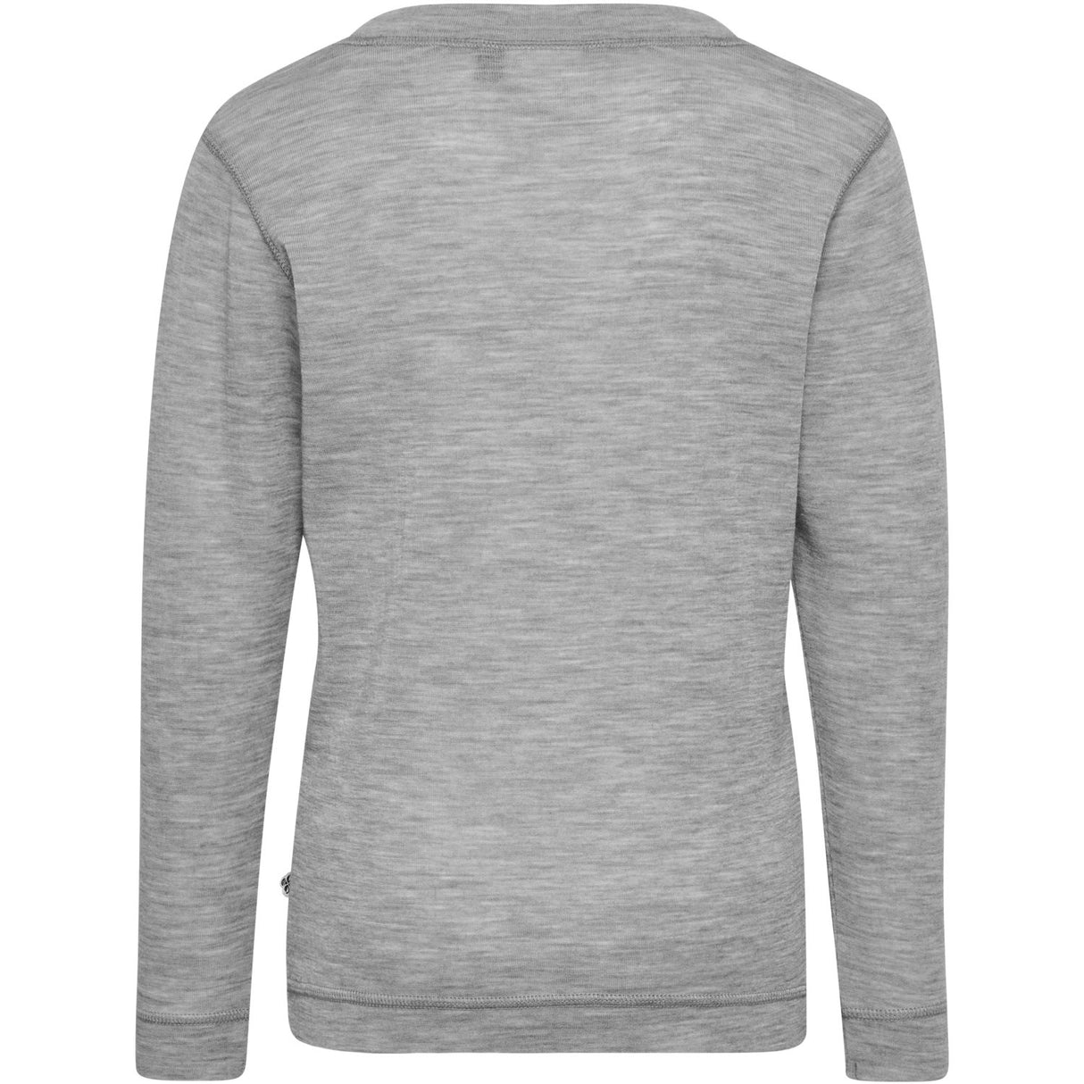 Hummel Grey Melange Jr Uld Rib T-Shirt L/S