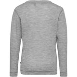 Hummel Grey Melange Jr Uld Rib T-Shirt L/S