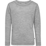 Hummel Grey Melange Jr Uld Rib T-Shirt L/S