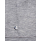 Hummel Grey Melange Jr Uld Rib Top S/L
