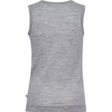 Hummel Grey Melange Jr Uld Rib Top S/L