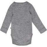 Hummel Grey Melange Mini Uld Rib Body L/S