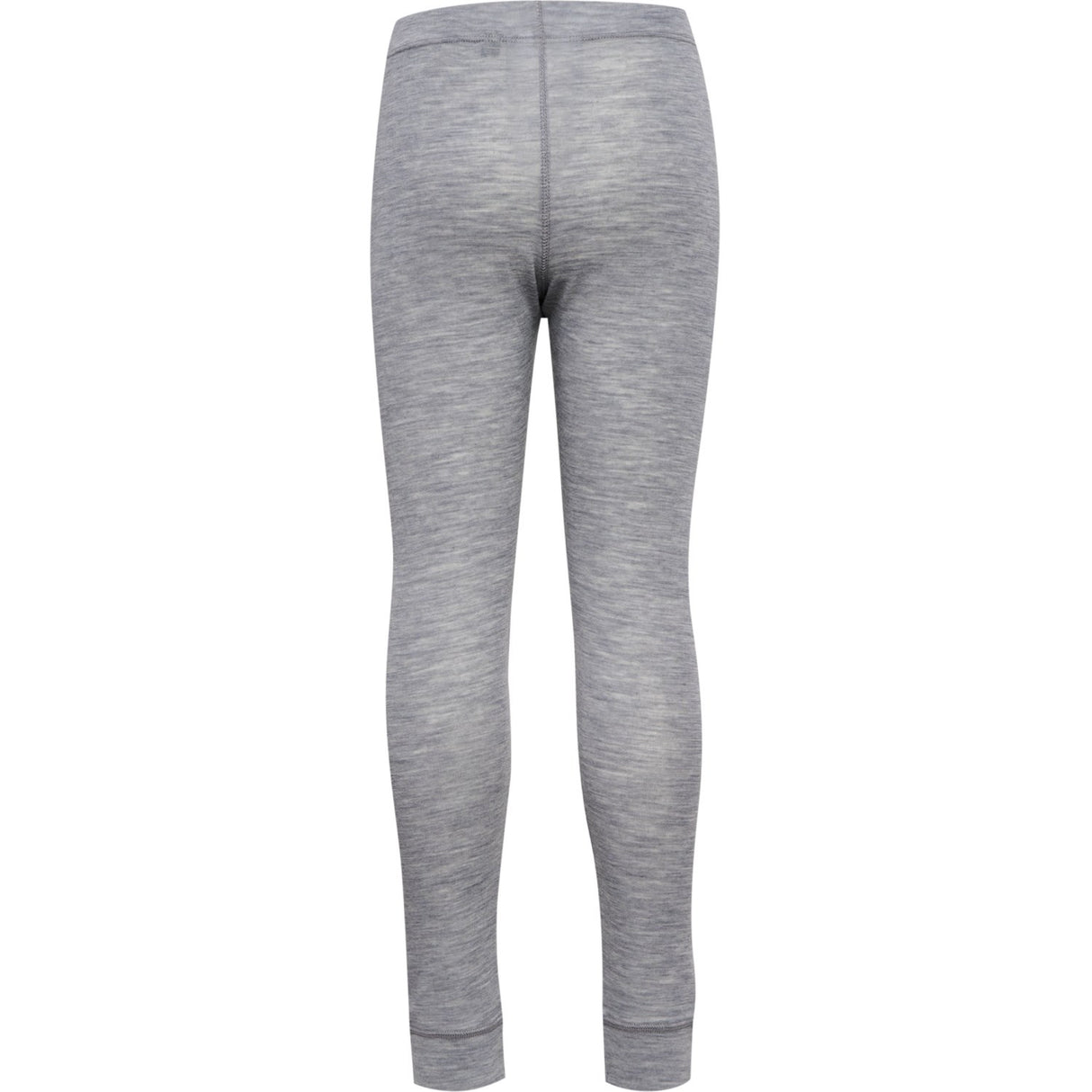 Hummel Grey Melange Jr Uld Rib Leggings