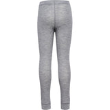 Hummel Grey Melange Jr Uld Rib Leggings