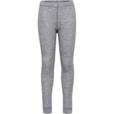 Hummel Grey Melange Jr Uld Rib Leggings