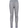 Hummel Grey Melange Jr Uld Rib Leggings