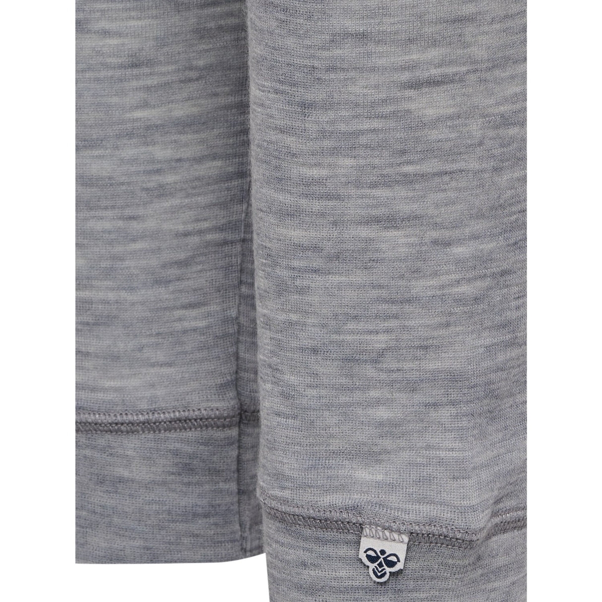Hummel Grey Melange Jr Uld Rib Leggings