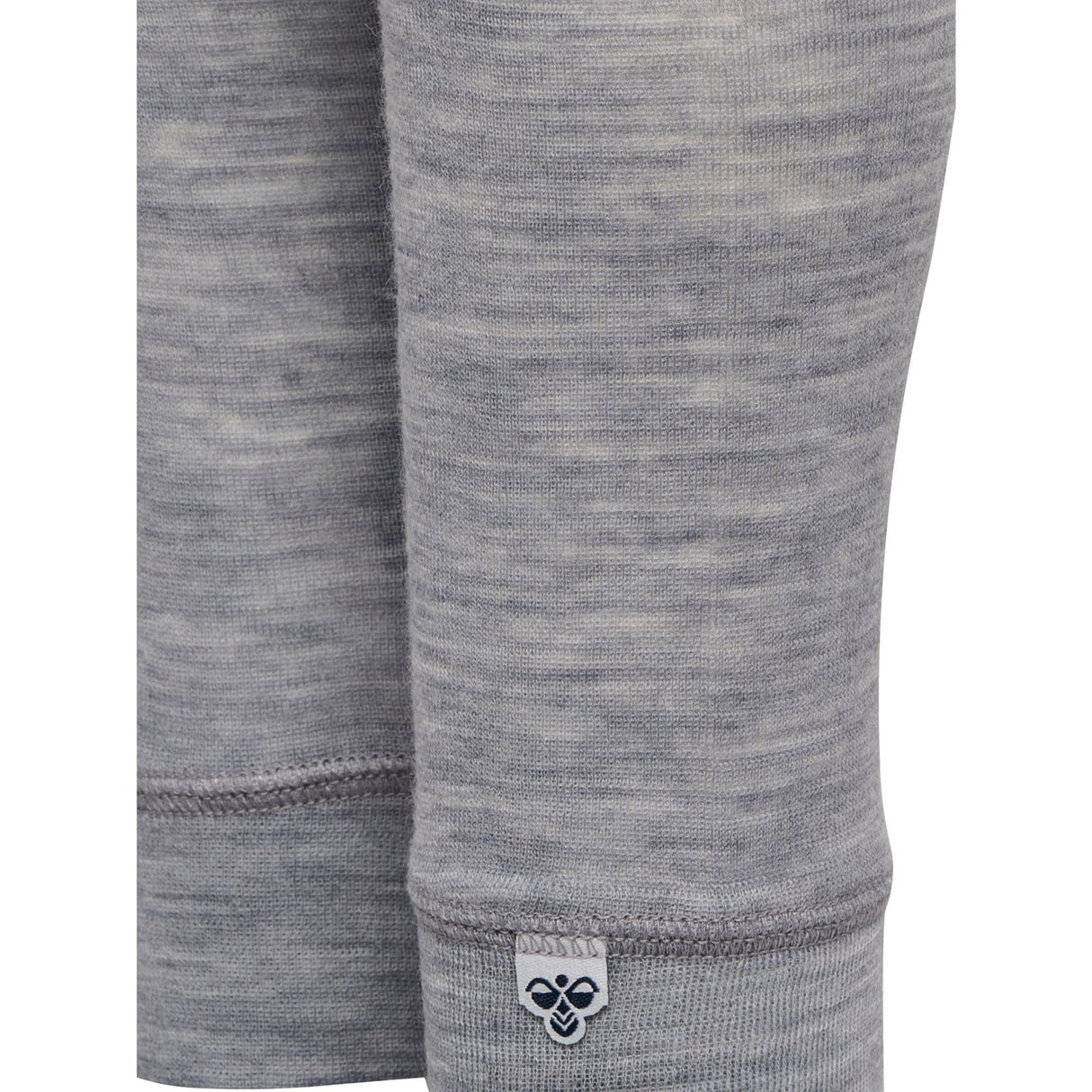 Hummel Grey Melange Mini Uld Rib Leggings