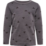 Hummel Charcoal Gray Mini Uld T-Shirt L/S
