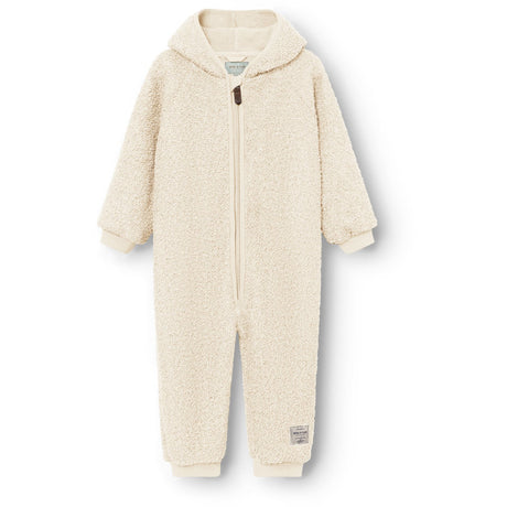 Mini A ture Angora Cream Matadel Teddyfleece Jumpsuit. GRS