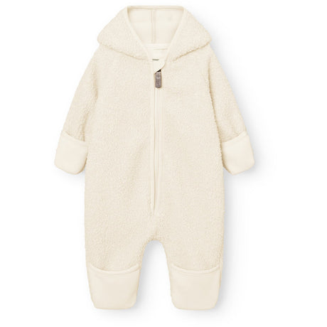 Mini A ture Angora Cream Matadel Teddyfleece Jumpsuit. GRS