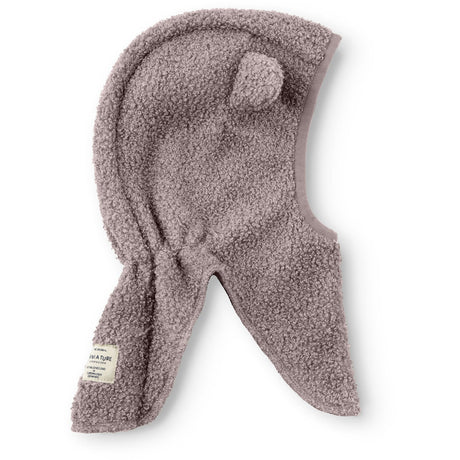 Mini A ture Zinc Purple Matjeffi Teddyfleece Elefanthue. GRS