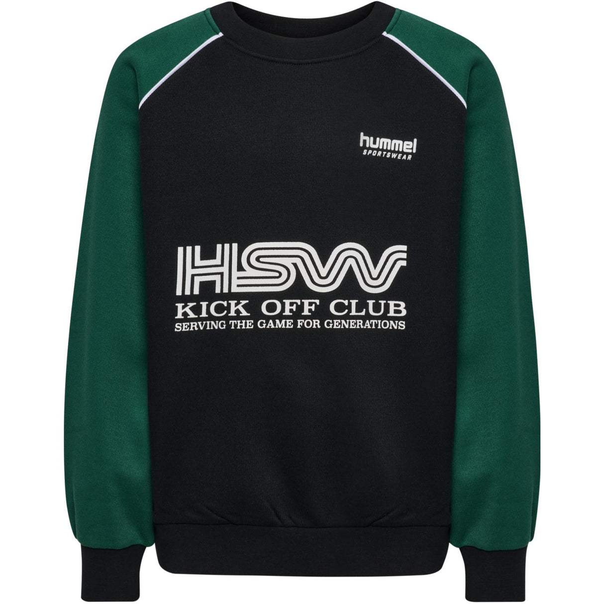 Hummel Dark Green Jr Oversized Crew Hsw