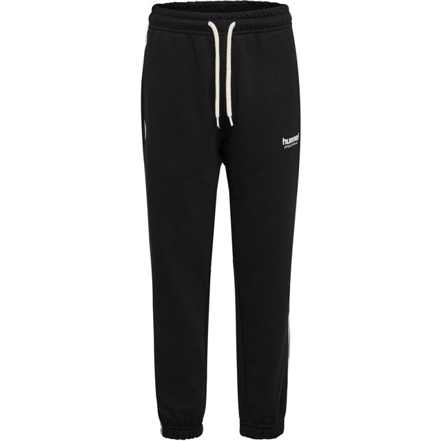 Hummel Black Jr Loose Sweatpant Piping