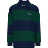 Hummel Dress Blues Jr Loose Striped Polo L/S