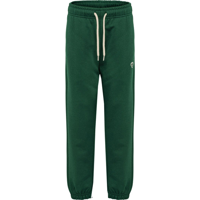Hummel Dark Green Jr Loose Sweatpants Bee