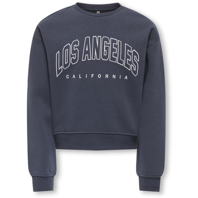 kids ONLY Ombre Blue Los Angeles - California Kogsweat Life Ls Crew Ovz Stat Swt Noos