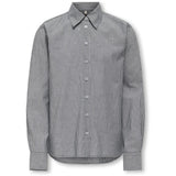 kids ONLY Bright White Naval Academy Kogsiv Life Ls Rhinestone Skjorte Cp Wvn