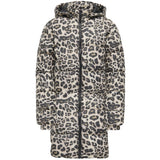 kids ONLY Silver Mink Leo Kogdalia Puffer Aop Jakke Cs Otw