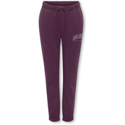 kids ONLY Mauve Wine Los Angeles - California Kogsweat Life Bukser Statement Cp Swt