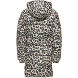 kids ONLY Silver Mink Leo Kogdalia Puffer Aop Jakke Cs Otw