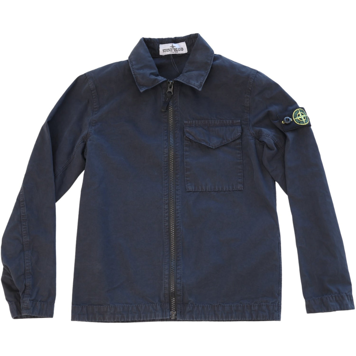 Stone Island Navy Blue Overskjorte