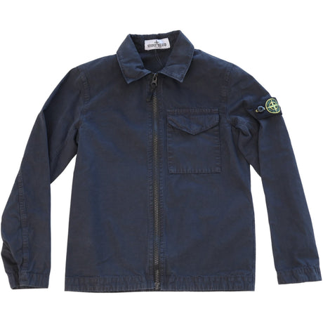 Stone Island Navy Blue Overskjorte