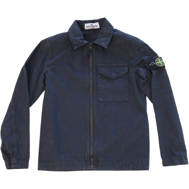 Stone Island Navy Blue Overskjorte