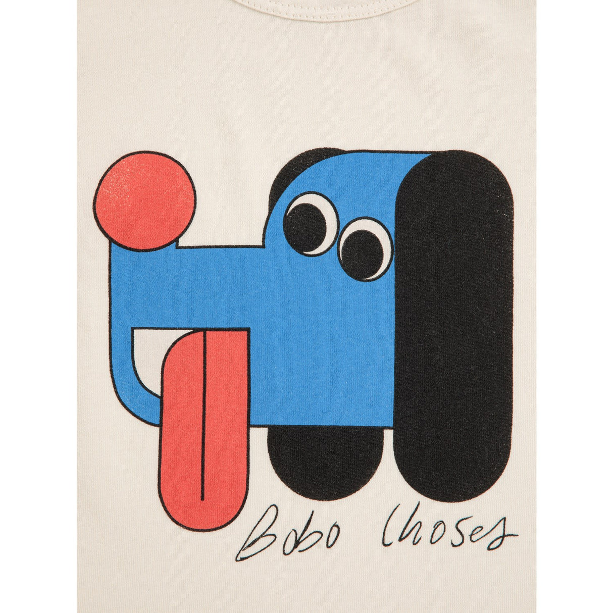 Bobo Choses White Doggy Mate Bluse