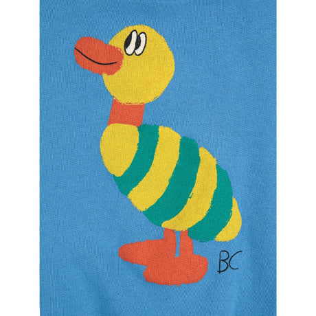 Bobo Choses Blue Striped Duck Sweatshirt