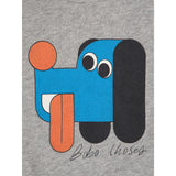 Bobo Choses Light Heather Grey Doggy Mate Sweatshirt