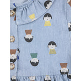 Bobo Choses Light Blue Game Pawns All Over Light Denim Kjole