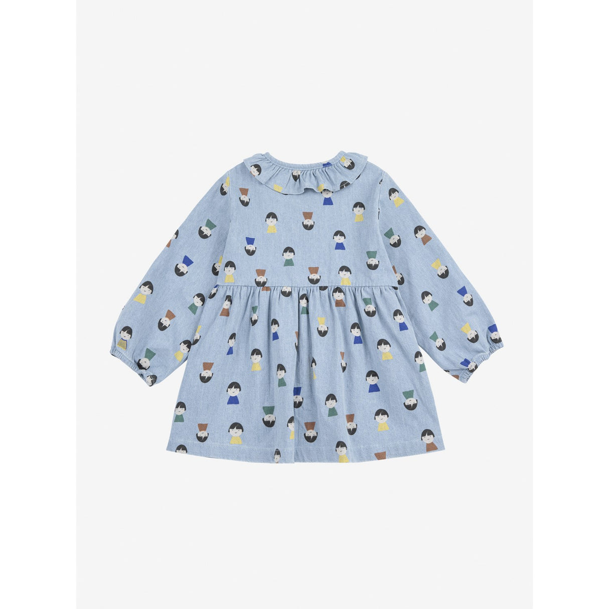 Bobo Choses Light Blue Game Pawns All Over Light Denim Kjole
