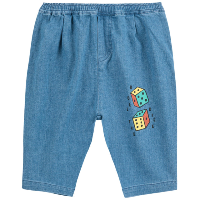 Bobo Choses Navy Blue Roll The Dice Light Denim Bukser
