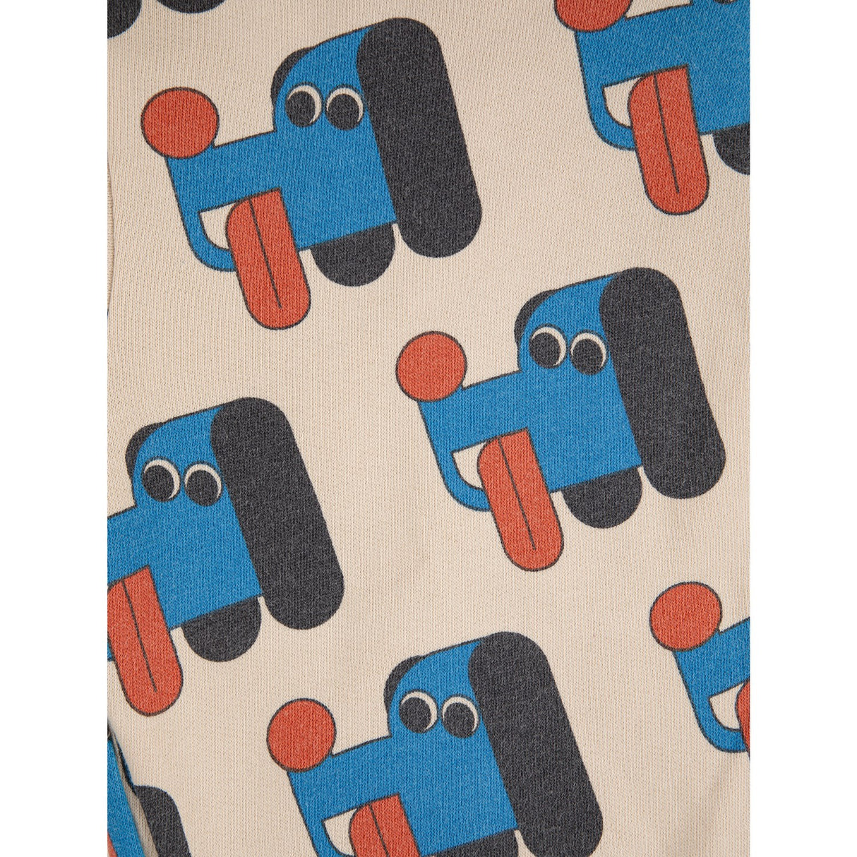 Bobo Choses Offwhite Doggy Mate All Over Zipped Hættetrøje