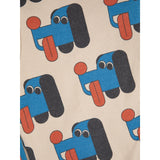 Bobo Choses Offwhite Doggy Mate All Over Zipped Hættetrøje