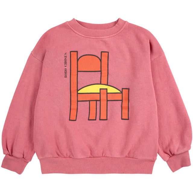 Bobo Choses Pink Stol Sweatshirt
